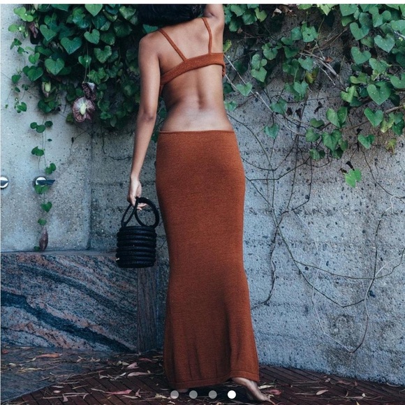 Cult Gaia Serita Dress in Amber - Picture 6 of 10